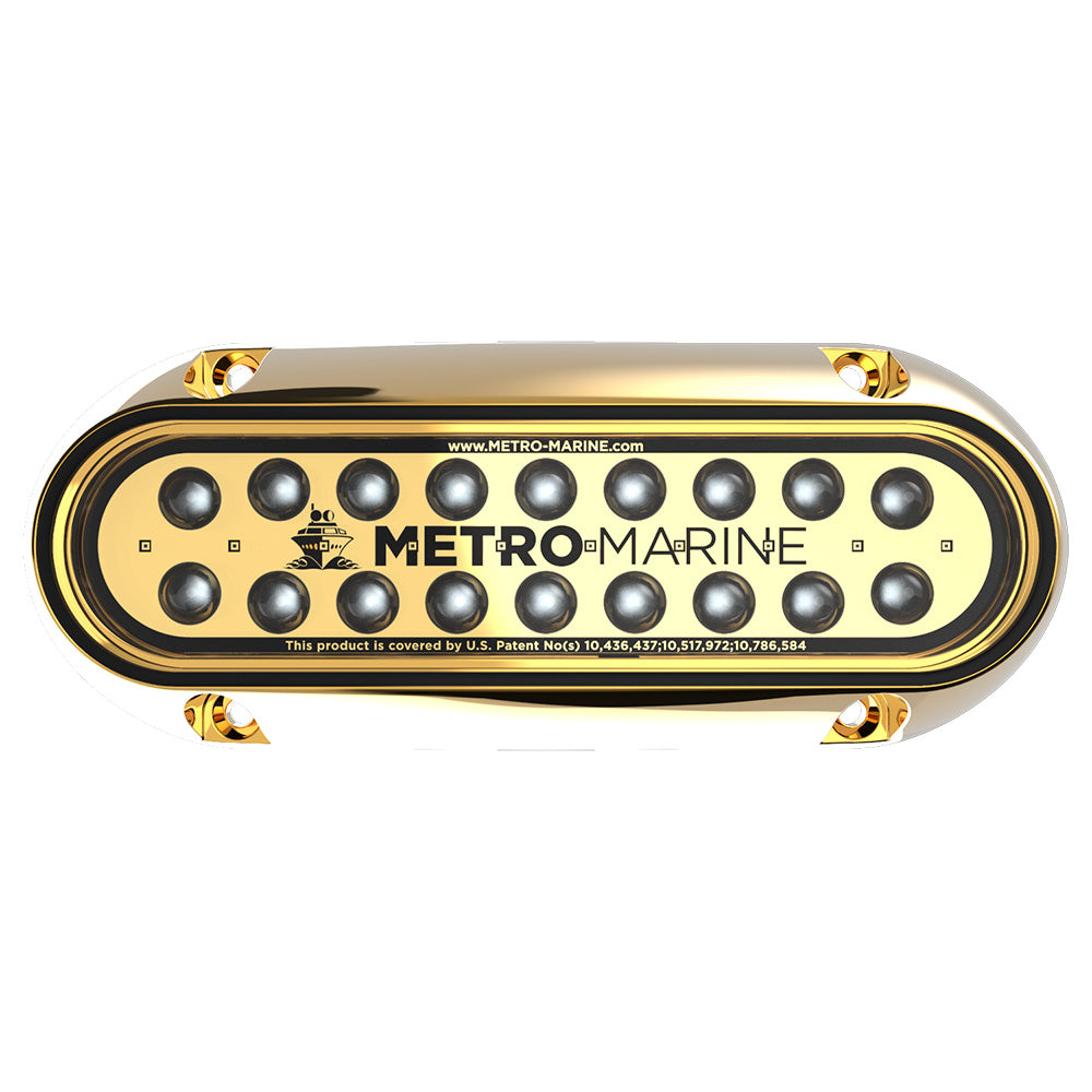 Metro Marine High-Output Elongated Underwater Light w/Intelligent Monochromatic LEDs - Green, 45 Beam