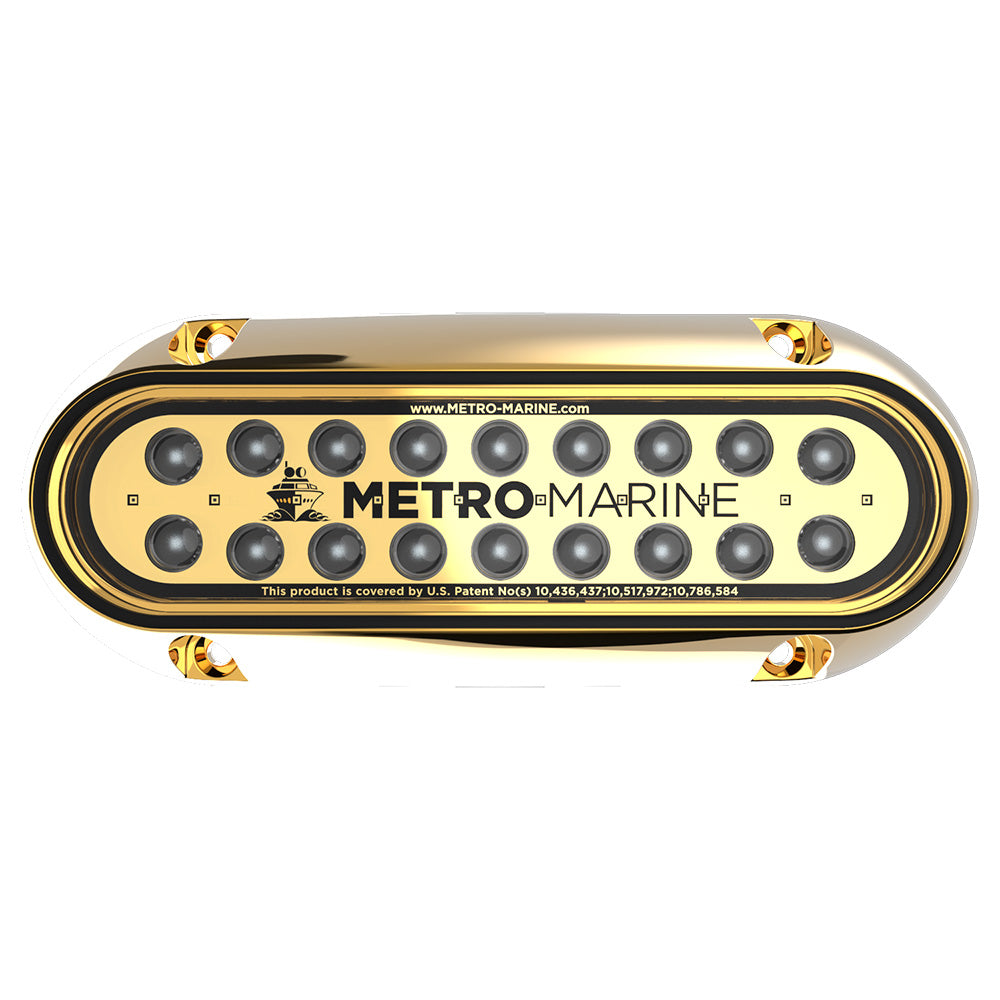 Metro Marine High-Output Elongated Underwater Light w/Intelligent Monochromatic LEDs - Green, 90 Beam