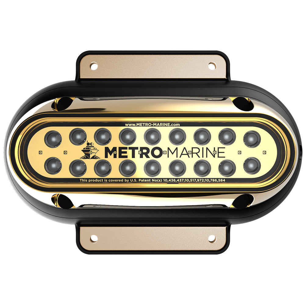 Metro Marine High-Output Elongated Surface Mount Light w/Intelligent Monochromatic LEDs - Blue, 45 Beam