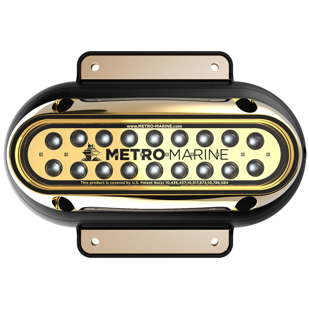 Metro Marine High-Output Elongated Surface Mount Light w/Intelligent Monochromatic LEDs - Blue, 90 Beam