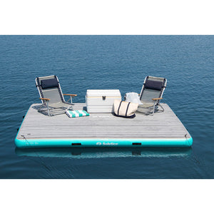 Solstice Watersports 10 x 8 Luxe Dock w/Traction Pad  Ladder