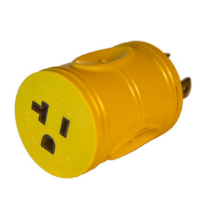 Xtreme Heaters Marine Plug Adapter, 30A 125V Male to 15A 125V Female