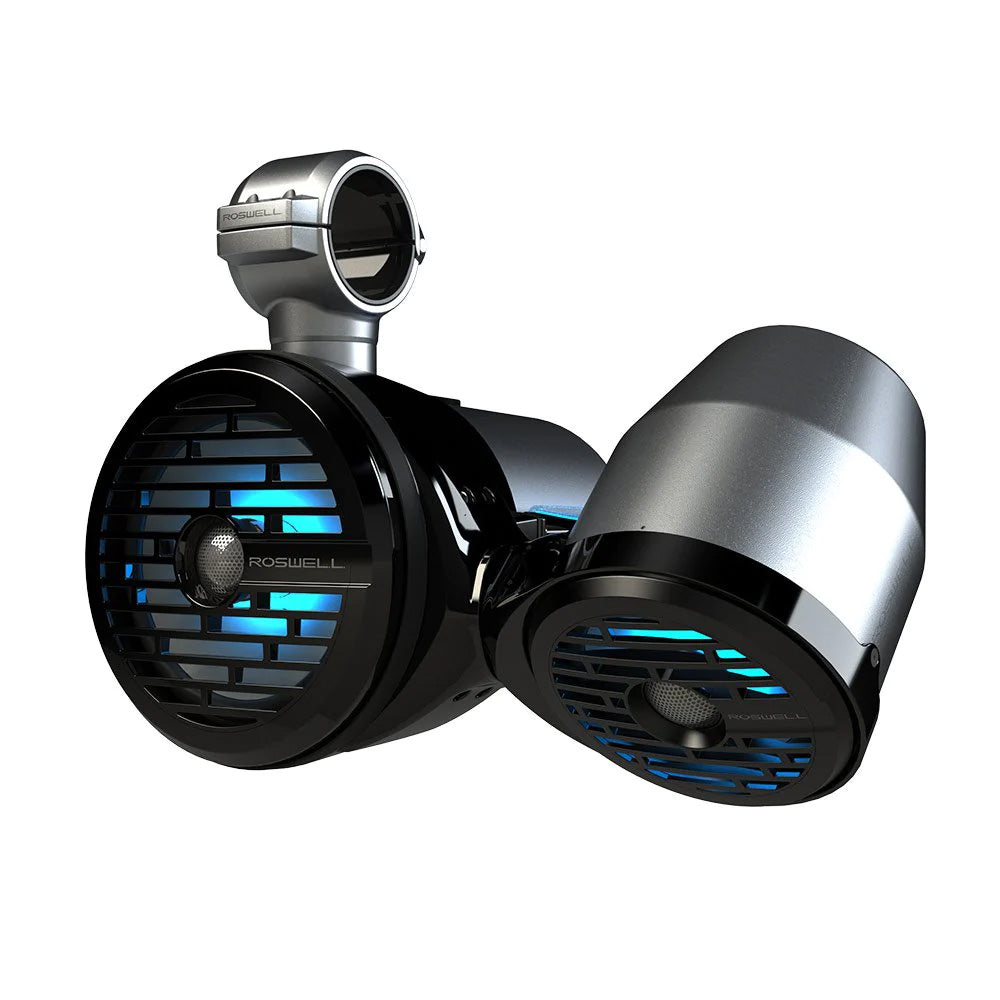 Roswell R1 8" x 6.5" Vamp Spin Tower Speakers - Black - 160W RMS  320W Peak Power