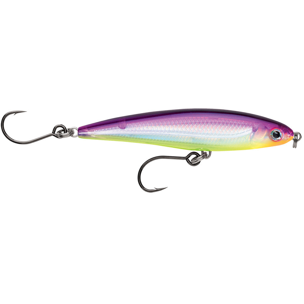 Rapala X-Rap Twitchin Minnow 4" Purple Chartreuse