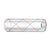 Trident Marine 5/8" x 50' Clear Reinforced PVC Hose Tubing Red  Blue Tracer