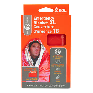 S.O.L. Survive Outdoor Longer Emergency Blanket XL