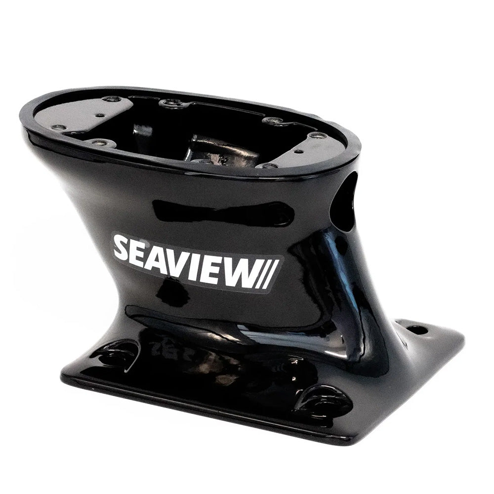 Seaview 5" Black Modular Mount - Forward Raked - 7"x7" Base Plate - Top Plate Required