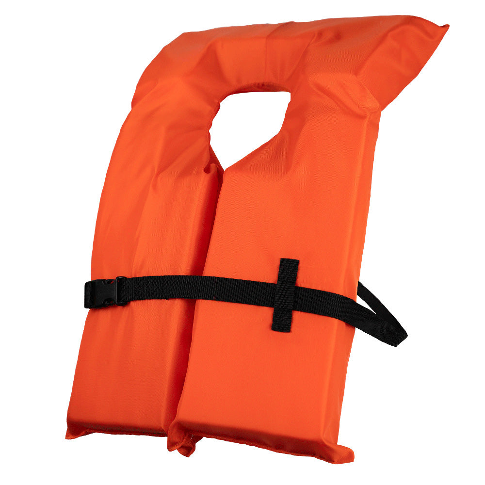 Bluestorm Type II Adult Oversize Foam Life Jacket - Orange