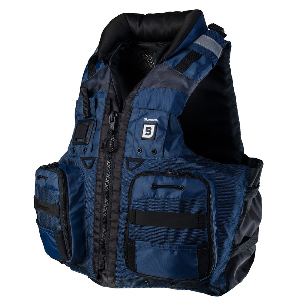 Bluestorm Classic Adult Fishing Life Jacket - Deep Blue - L/XL