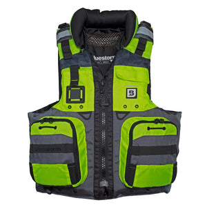 Bluestorm Classic Adult Fishing Life Jacket - Hi-Vis - L/XL