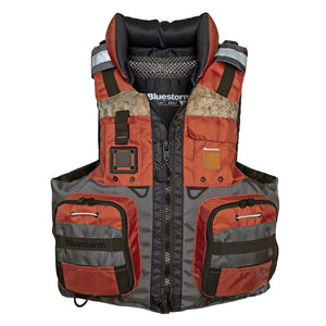 Bluestorm Classic Adult Fishing Life Jacket - Legendary Copper - S/M