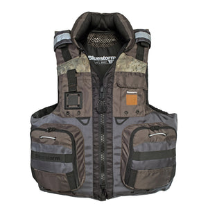 Bluestorm Classic Adult Fishing Life Jacket - Legendary Driftwood - L/XL