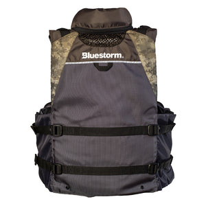 Bluestorm Classic Adult Fishing Life Jacket - Legendary Driftwood - 2XL/3XL