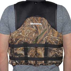 Bluestorm Sportsman Adult Mesh Fishing Life Jacket - MAX5 Camo - L/XL