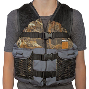 Bluestorm Sportsman Youth Mesh Fishing Life Jacket - MAX5 Camo