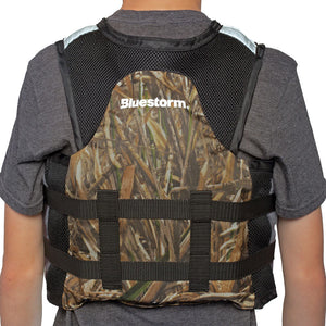 Bluestorm Sportsman Youth Mesh Fishing Life Jacket - MAX5 Camo