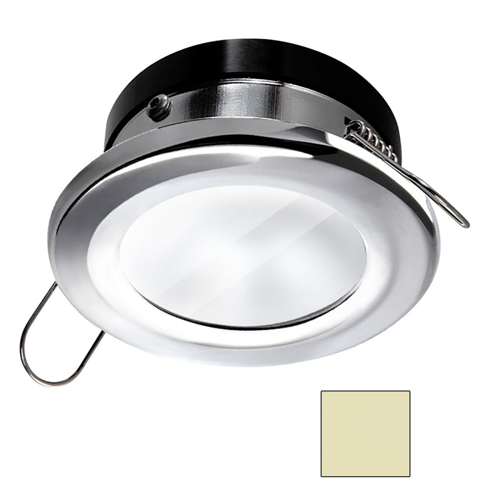 i2Systems Apeiron A1110Z 4.5W Spring Mount Light - Round - Warm White - Polished Chrome Finish