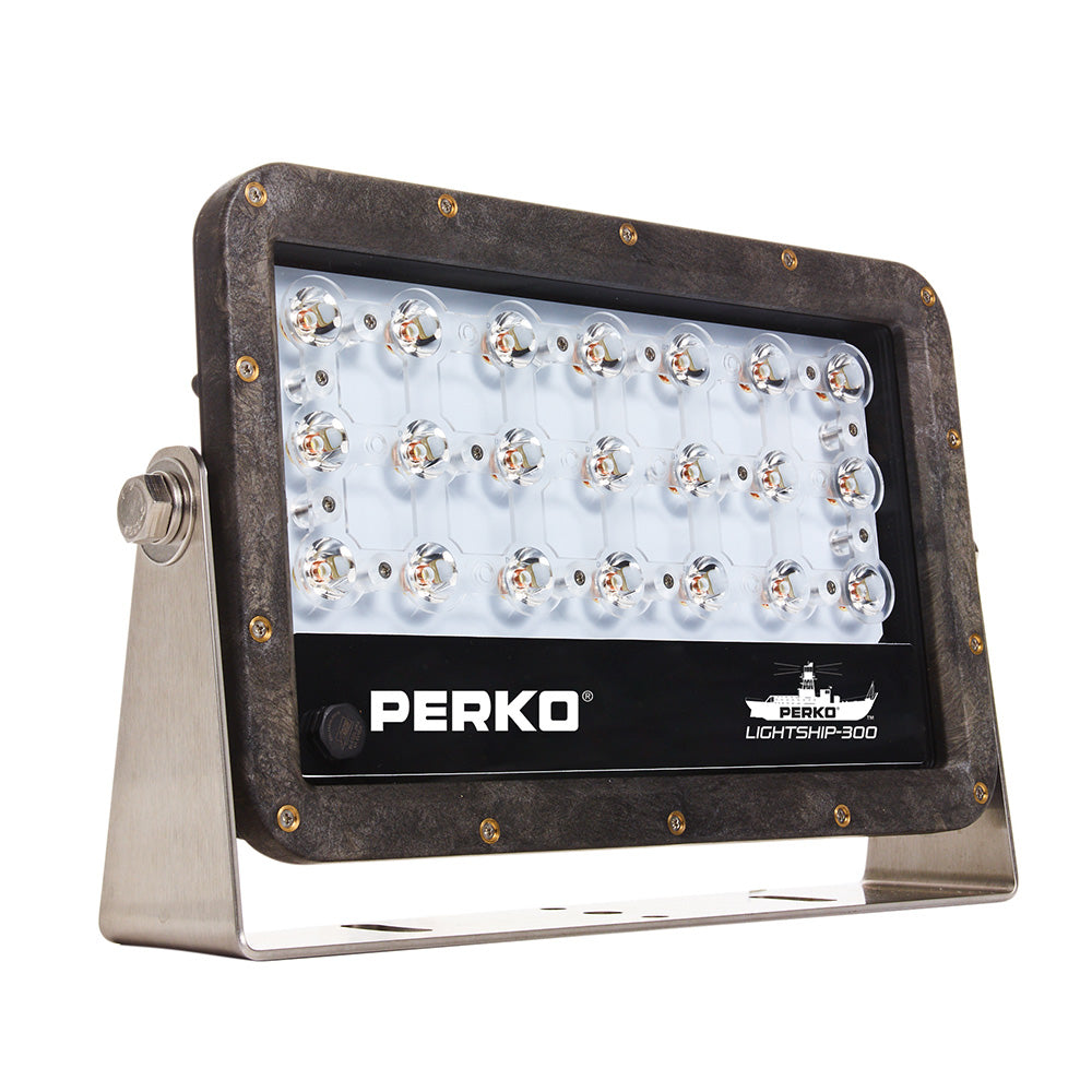 Perko Lightship 100 LED High Performance Spotlight - 12/24V - Black