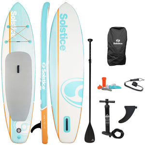 Solstice Watersports 10'6" Cruiser Inflatable Stand-Up Paddleboard Kit - Orange