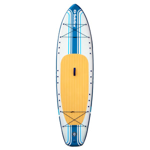 Soltice Watersports 10'6" Rambler Inflatable Stand-Up Paddleboard/Kayak 2-In-1 Kit w/Seat  Convertible Paddle - Blue