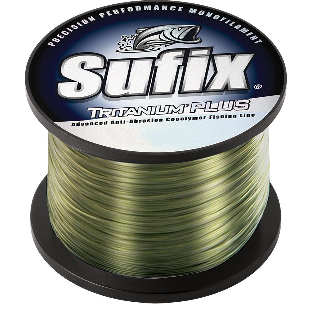 Sufix Tritanum Plus - 14lb - Dark Green - 4395 yds