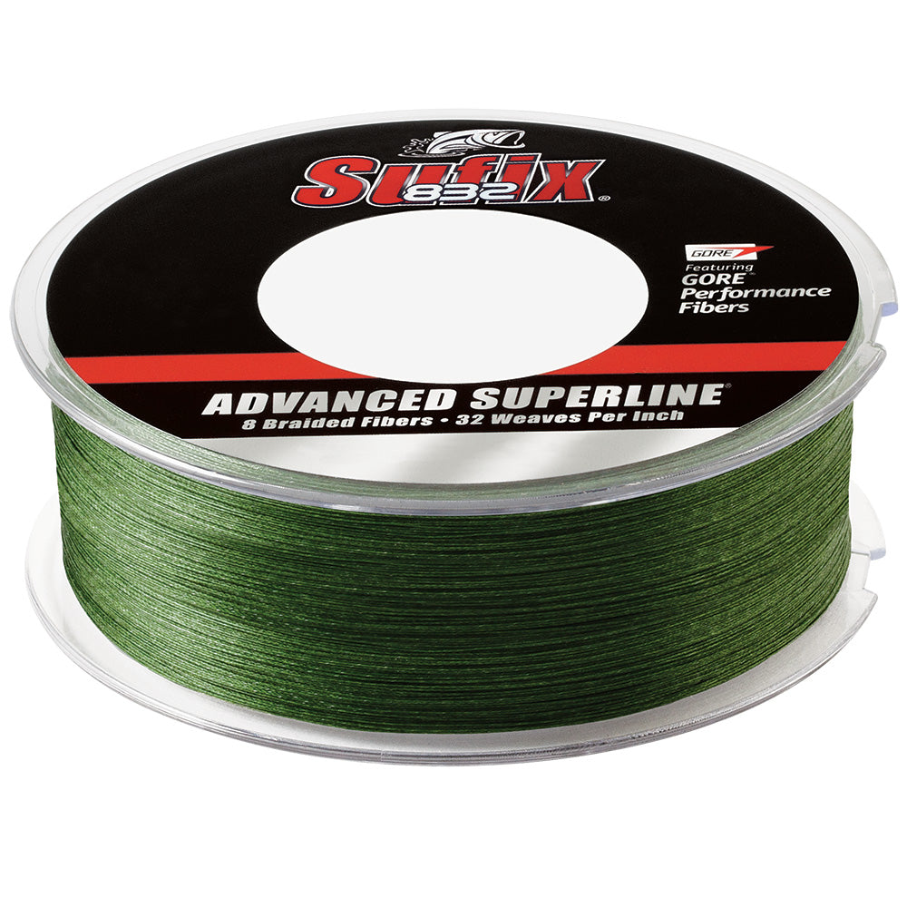 Sufix 832 Braid - 65lb - Low-Vis Green - 600 yds