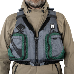 Bluestorm Motive Kayak Fishing Vest - Hunter Green - 2XL/3XL