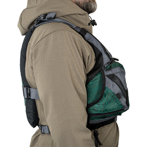 Bluestorm Motive Kayak Fishing Vest - Hunter Green - 2XL/3XL