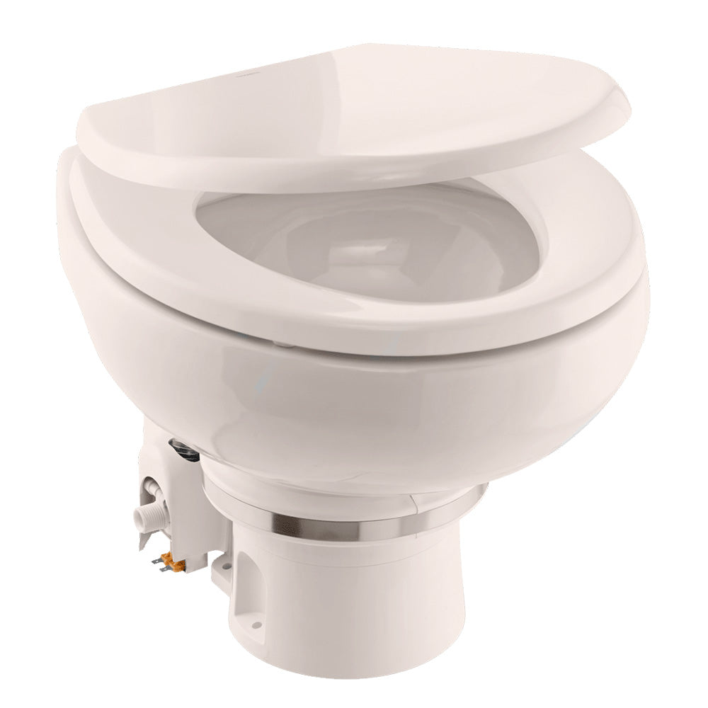 Dometic MasterFlush MF 7120 - Bone - Electric Macerating Toilet w/Orbit Base  Slow Close Seat - Freshwater - 12V