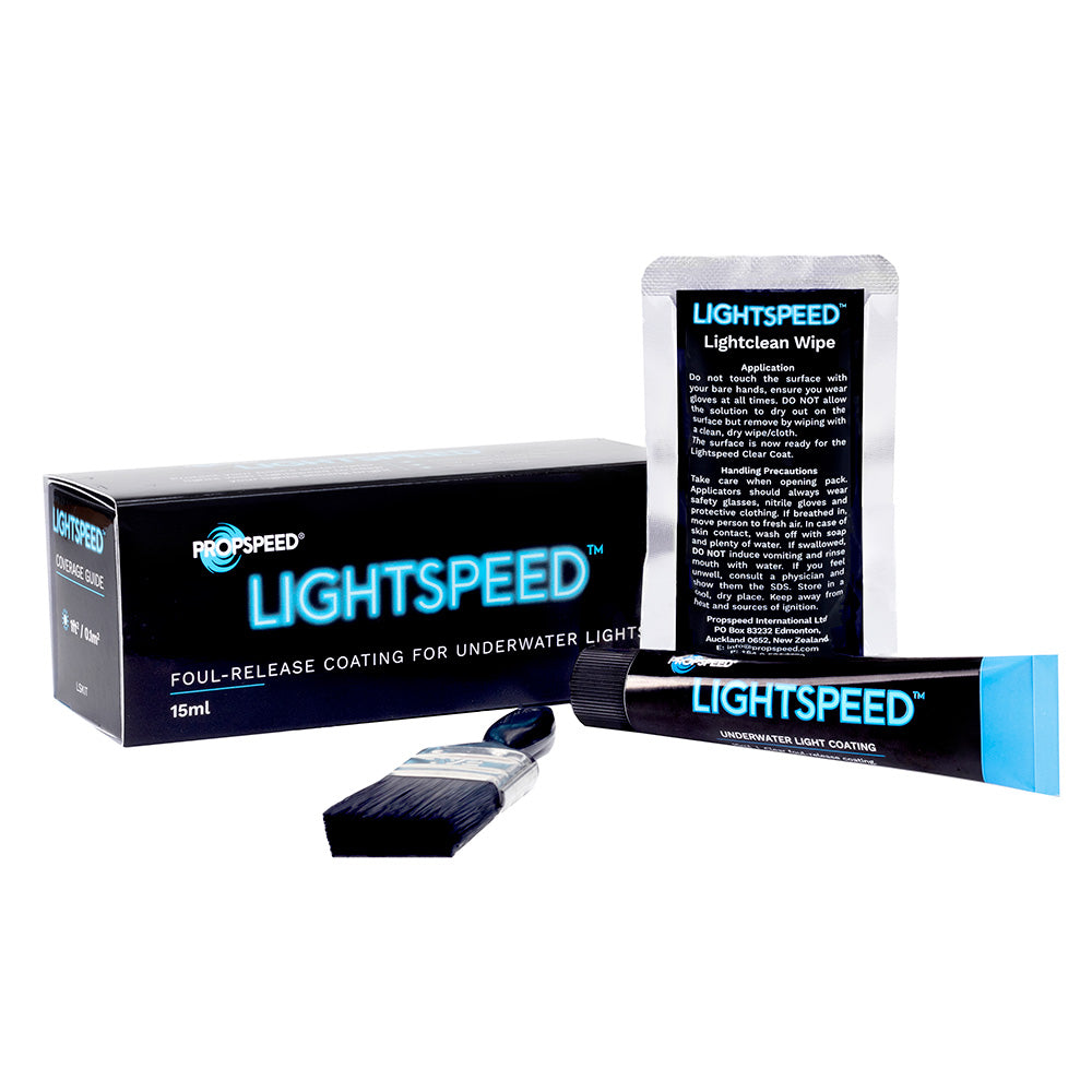 Propspeed Lightspeed Light Foul-Release Coating Covers Approximately 4 Lights Underwater Lights