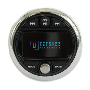 Banshee Marine 3" Gauge Style Radio w/Bluetooth