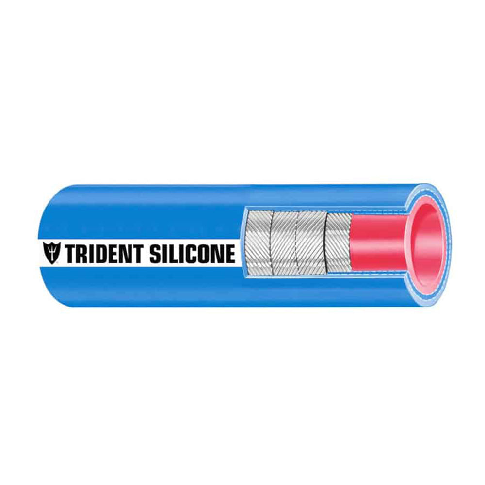 Trident Marine 3" x 36' Blue Silicone Wet Exhaust Hose