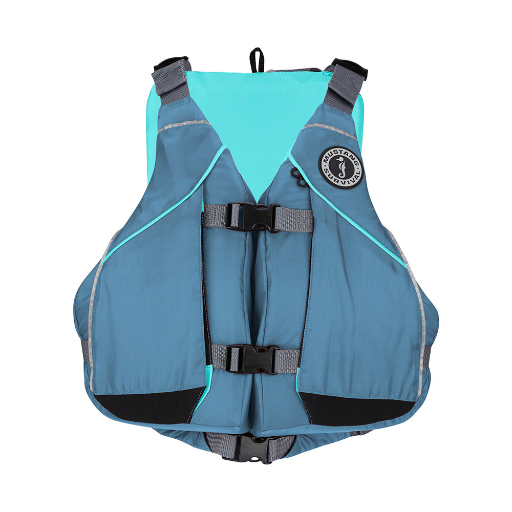 Mustang Women's Moxie Foam Life Vest - M/L - Slate/Aqua