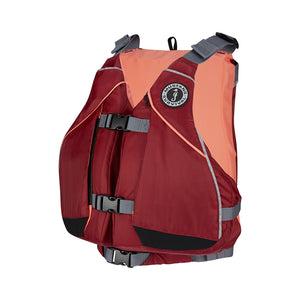 Mustang Women's Moxie Foam Life Vest - M/L - Merlot/Coral