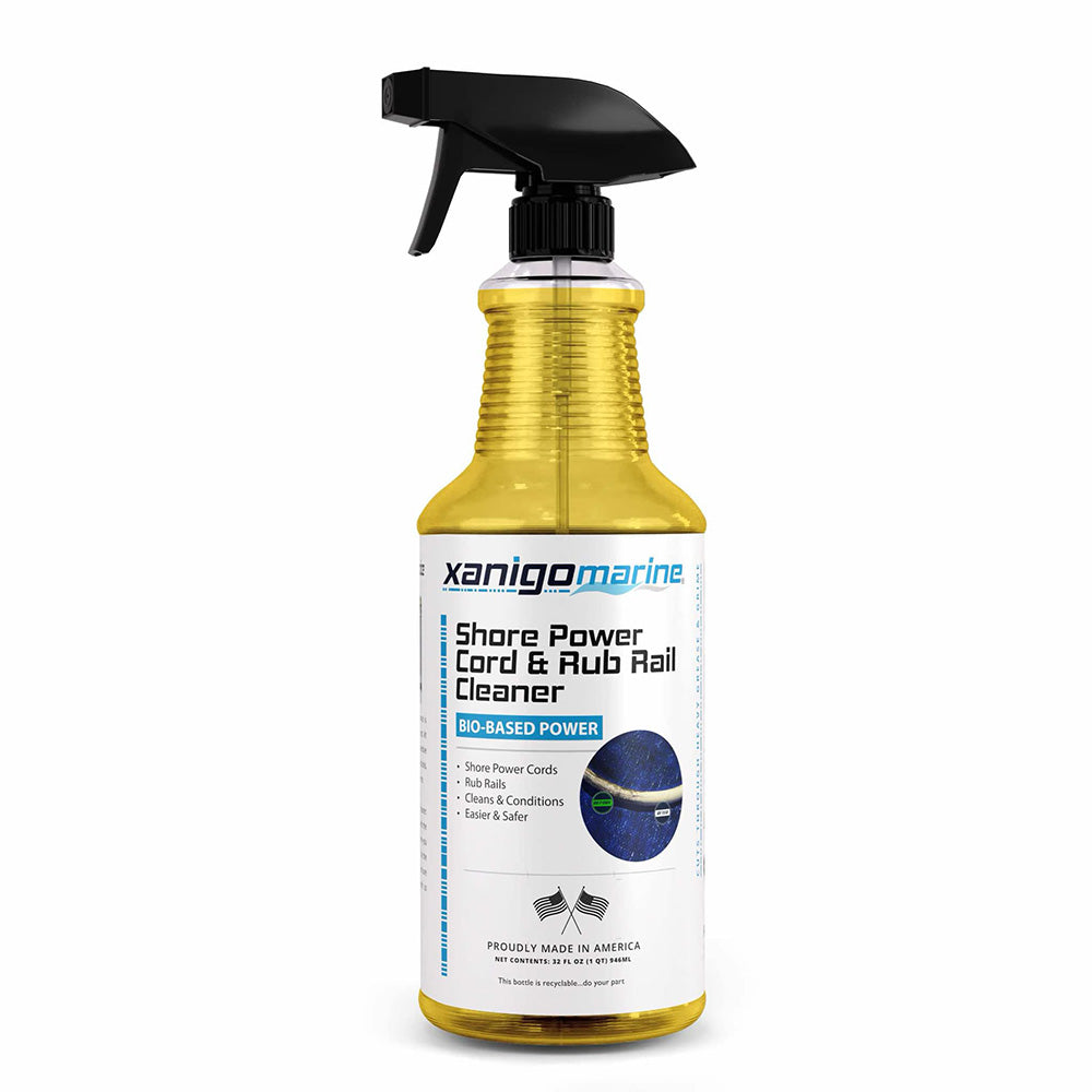 Xanigo Marine Shore Power Cord  Rub Rail Cleaner - 32oz
