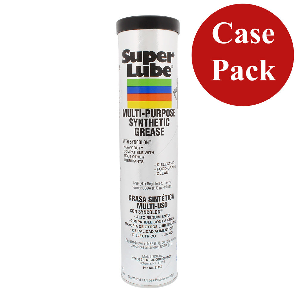 Super Lube Multi-Purpose Synthetic Grease w/Syncolon - 14.1oz Cartridge *Case of 12