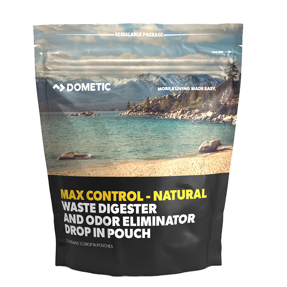 Dometic Max Control Waste Digester  Odor Eliminator Drop-In Pouch - 12-Pack