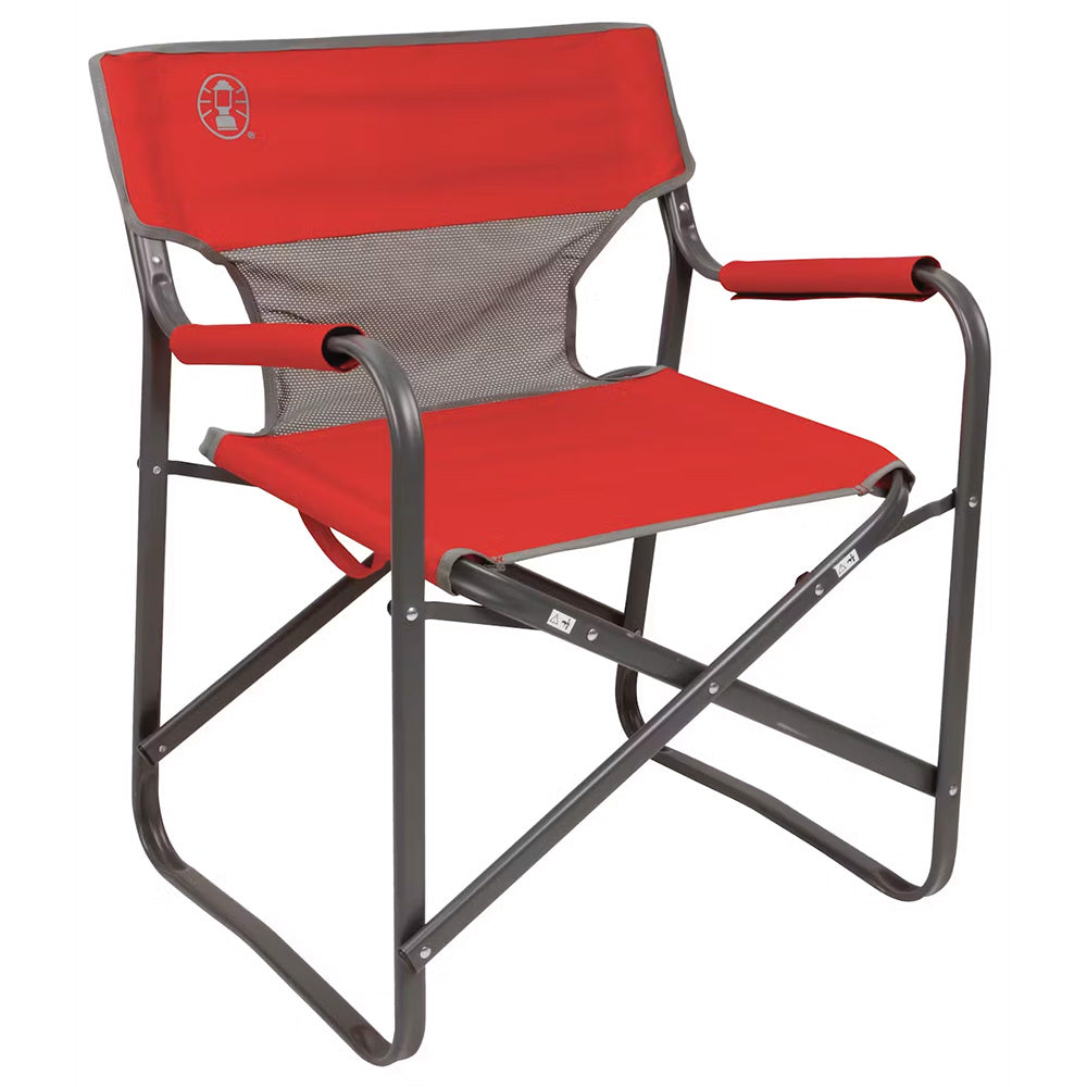 Coleman Outpost Breeze Deck Chair - Red