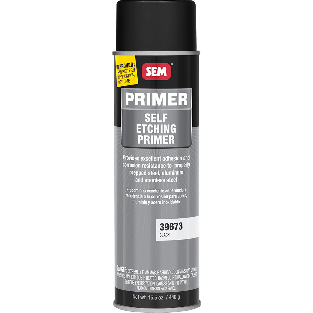SEM Self Etching Primer - 20oz Aerosol Can - Black