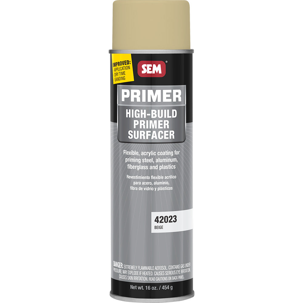 SEM High-Build Primer Surfacer - 20oz Aerosol Can - Beige