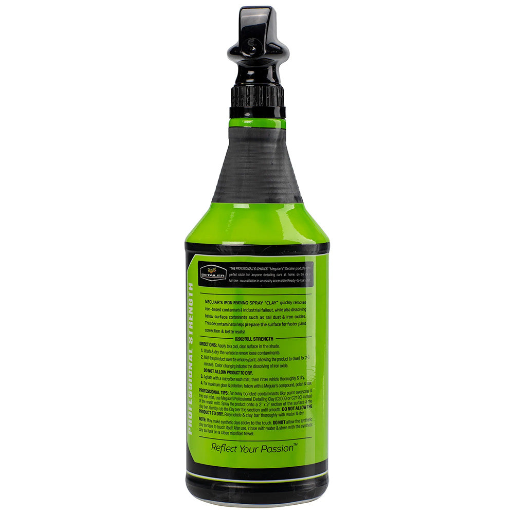 Meguiar's Iron Removing Spray "Clay" - 32oz