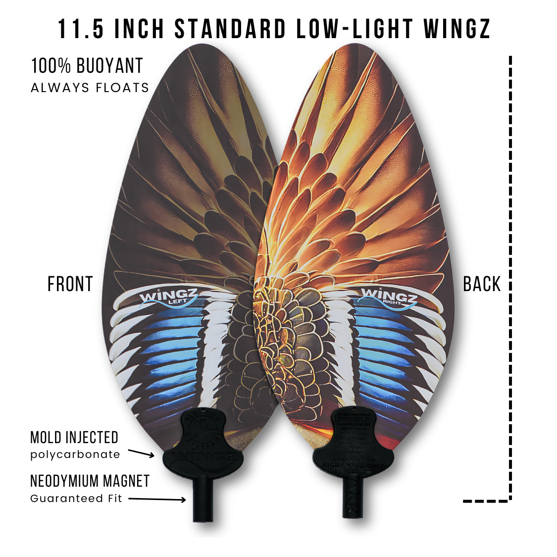 Mojo Baby &amp; Baby Teal Replacement Wings