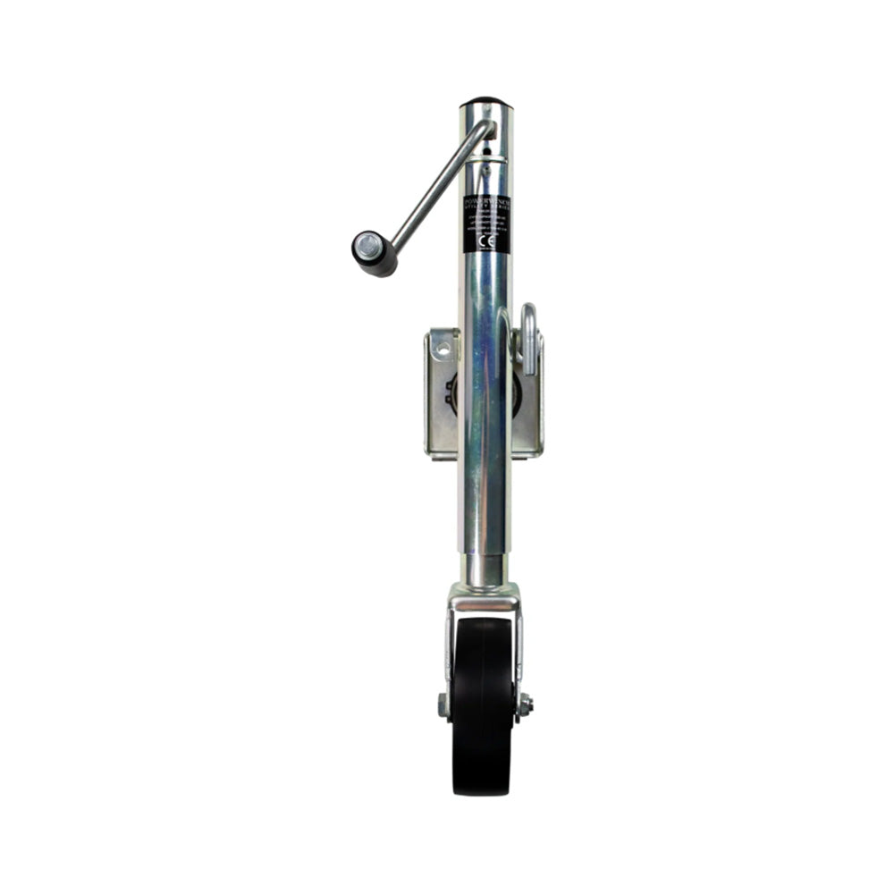 Powerwinch Utility Series Jack - 1000lb, Bolt-On, Single Wheel, Zinc