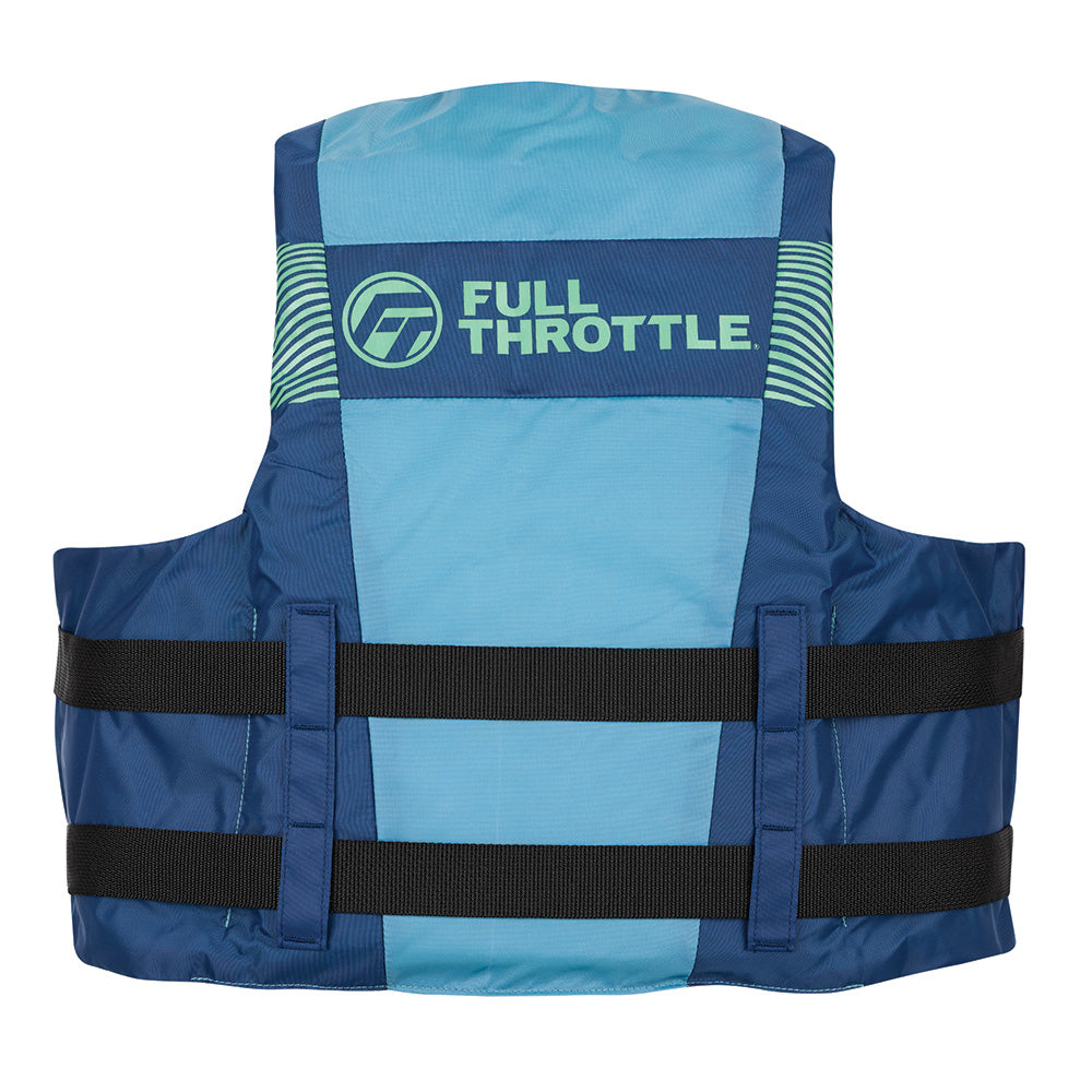 Full Throttle Nylon Life Jacket - Youth - Blue/Black