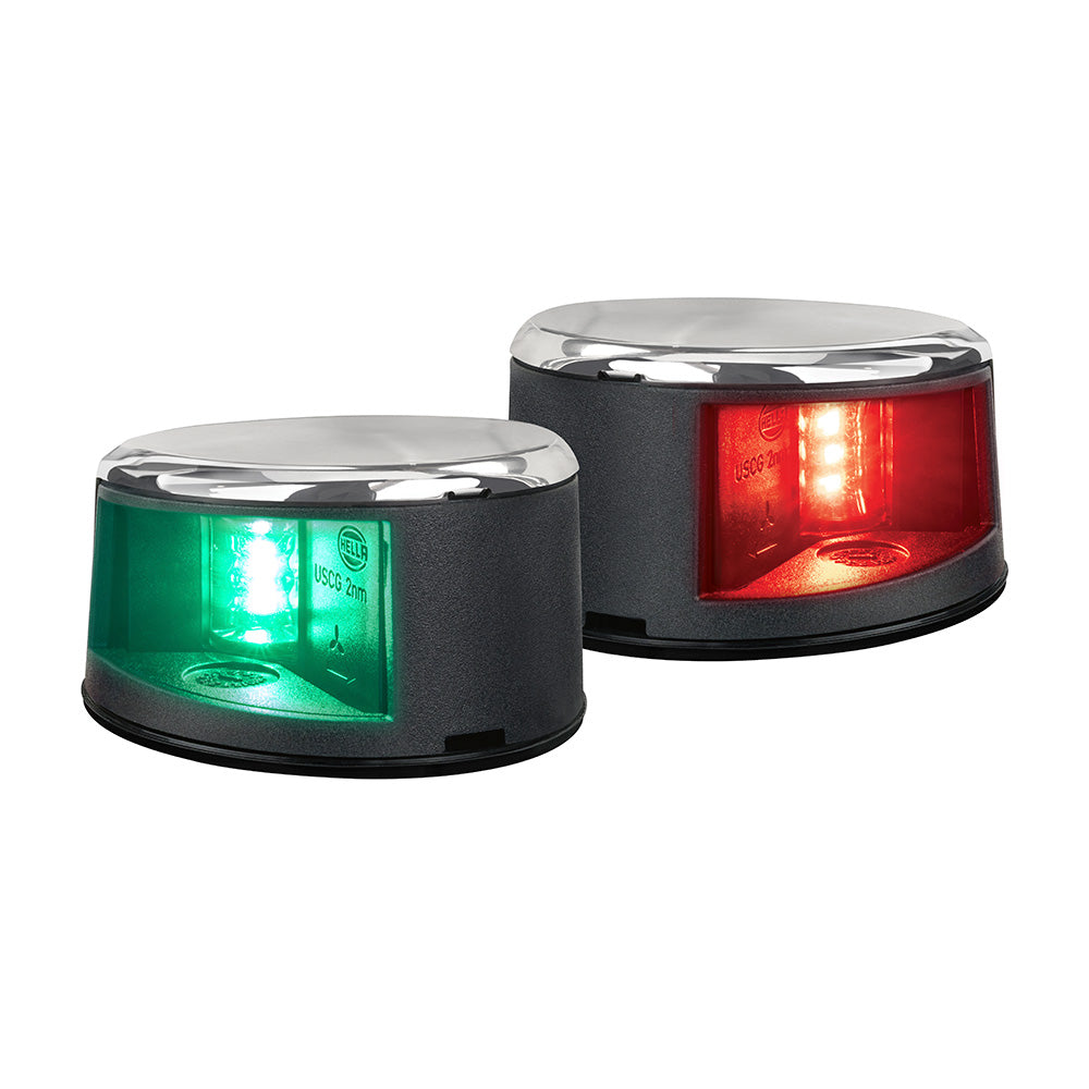 Hella Marine NaviLED Gen II Port/Starboard Deck Mount Navigation Lamps - Stainless Steel