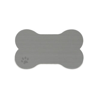 SeaDek Dog Bowl Mat - Storm Grey/Black - Medium - 12.5" x 24"