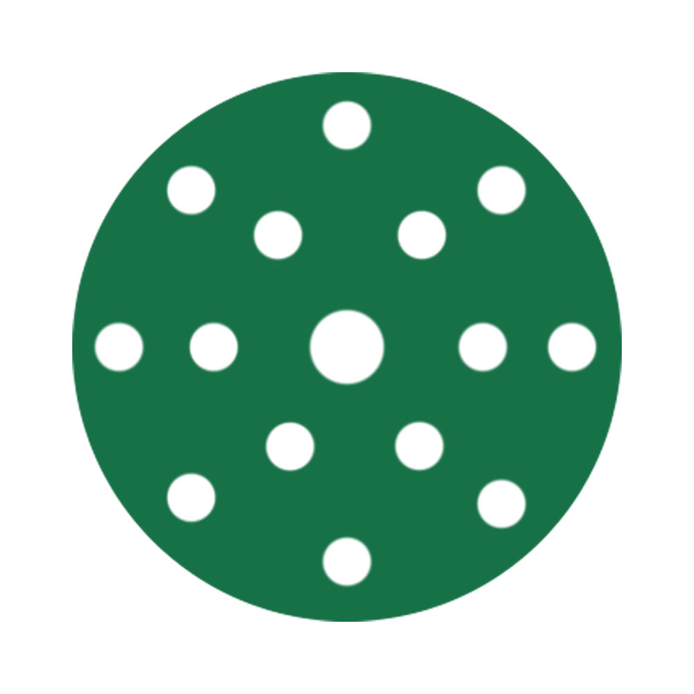 RUPES PROCUT Film Abrasive Discs 150mm (6") - 15 Holes - P400 Grit *Box of 50pcs
