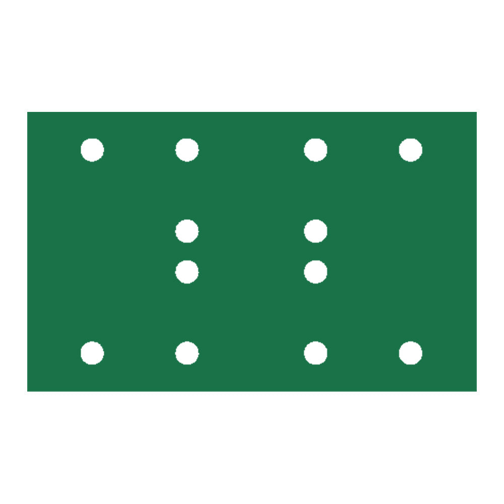 RUPES PROCUT Film Abrasive Sheet 80mm x130mm (3.15" x 5.1") - 12 Holes - P60 Grit *Box of 100pcs