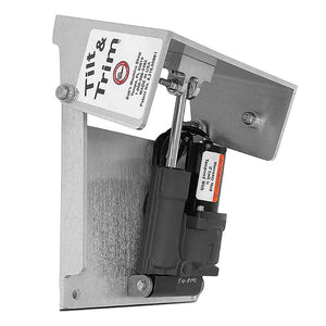 Bob's Machine Action Series Tilt  Trim f/Clamp on Motors - Silver - 30HP