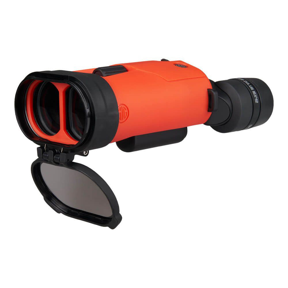 SIG SAUER ZULU6 HDX Marine Binocular w/Polarized Flip Lens - 16x42mm - Orange